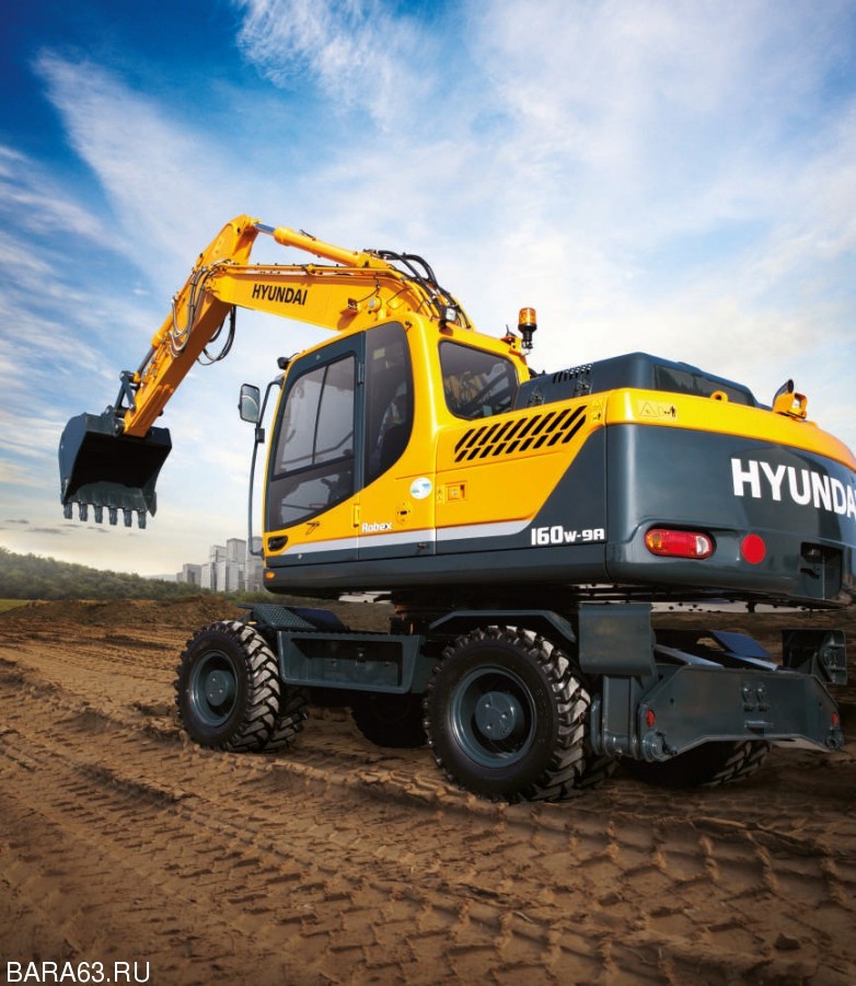 Экскаватор Hyundai R160W-9A