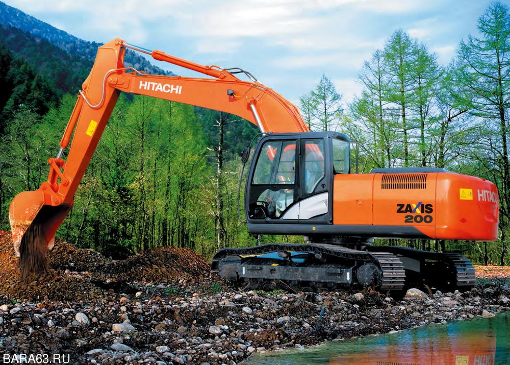 Гусеничный экскаватор Hitachi ZX 200